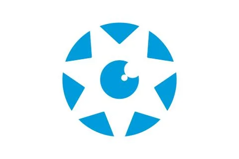 Modern Eye Symbol Stock Illustration