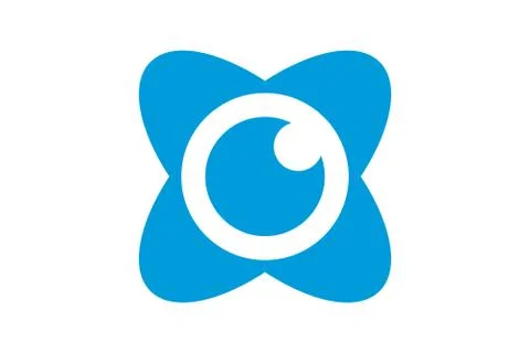 Modern Eye Symbol Stock Illustration