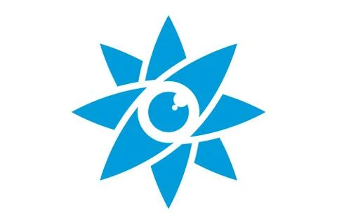 Modern Eye Symbol Stock Illustration