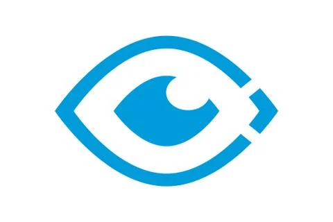 Modern Eye Symbol Stock Illustration
