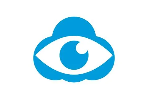 Modern Eye Symbol Stock Illustration