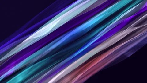 Modern Fabric Simulation Waving Gracefully for Fashion Concepts. 4K Video stock 332118986