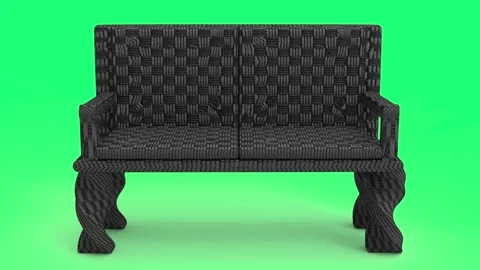 Modern Fabric Sofa 動画素材 348750657