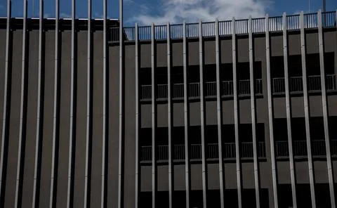 Modern facade of the building Photos