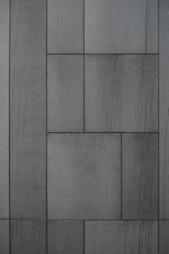 Modern facade cladding boards Stock Photos