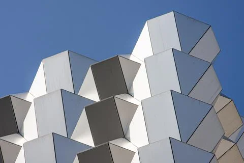 Modern facade elements Stock Photos