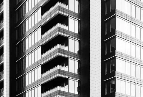 Modern facade Stock Photos