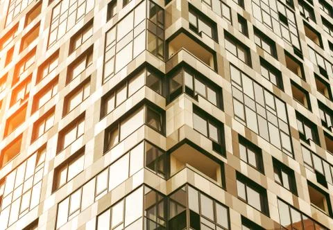 Modern facade. Stock Photos