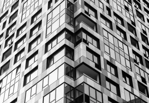Modern facade. Stock Photos