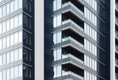 Modern facade. Stock Photos