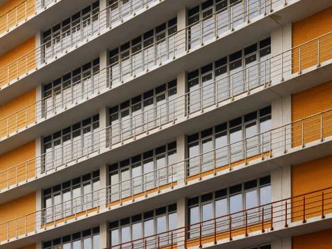 Modern facade. Stock Photos