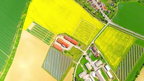 Modern farm. Stock Footage 75766982