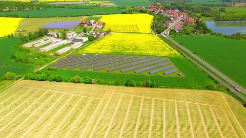 Modern farm. Video stock 75770002