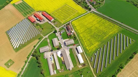 Modern farm. Stock Footage 75773640