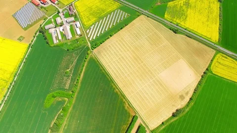 Modern farm. Video stock 75774268