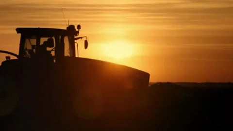 Modern Farmer Stock Footage 244028333