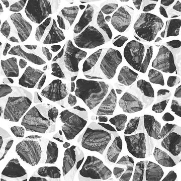 Modern fashion pattern seamless pattern with stylized bio structure Stock Illustration