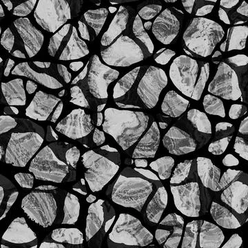 Modern fashion pattern seamless pattern with stylized bio structure Illustrazione stock