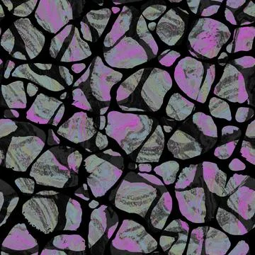 Modern fashion pattern seamless pattern with stylized bio structure Illustrazione stock
