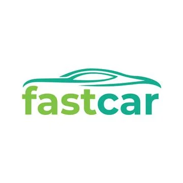 Modern fast car speed logo Stock Illustration