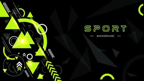Modern fierce and dynamic background. sports concept. shining green color Stock Illustration