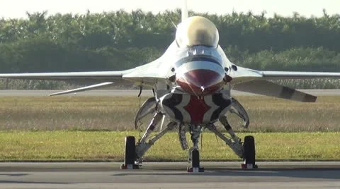 Modern fighter jet Stock Footage 12508037