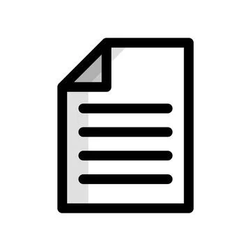 Modern file icon with flat design. Data icon. Document. Vector. Illustrazione stock