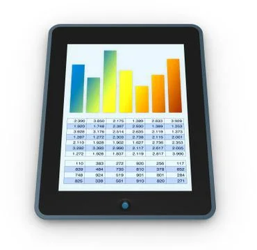 Modern financial analysis Stock Illustration