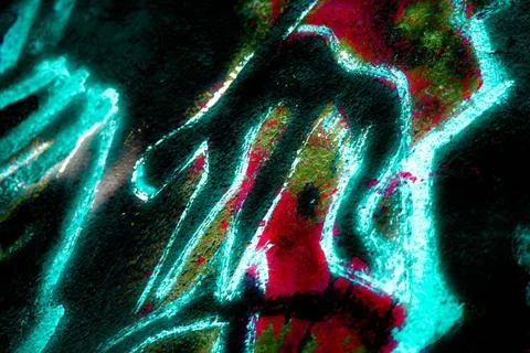 Modern fine art computer graphics designs paintings creative curve and for... Stock Photos