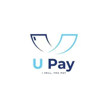 Modern fintech payment logo with clean abstract design, suitable for digita.. Illustrazione stock