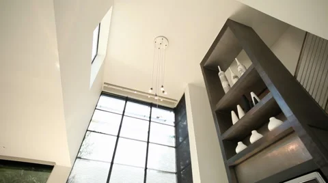 Modern Fireplace Stock Footage 40804161