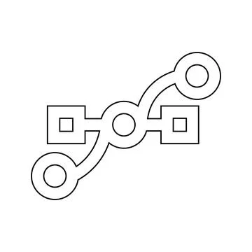 Modern flat design of ai or eps vector icon for web Illustrazione stock
