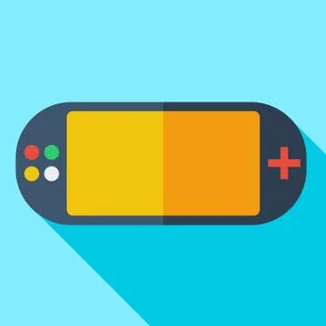 Modern flat design concept icon video game consoles. vector illustration. Stock Illustration
