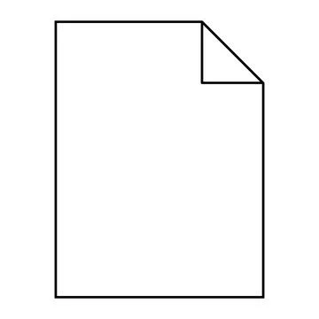 Modern flat design of empty mockup file icon for web Illustrazione stock