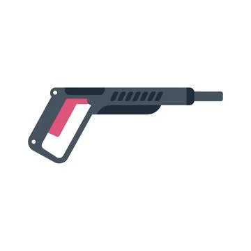 Modern flat design of fuel pump nozzle icon Stock Illustration