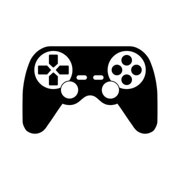 Modern flat design of gamepad or joystick icon for web Stock Illustration