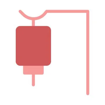 Modern Flat Design Vector IV Drip Illustration Stockillustratie