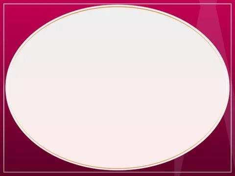 Modern Flat Empty Circle With White Frame On Red Background Stock Illustration