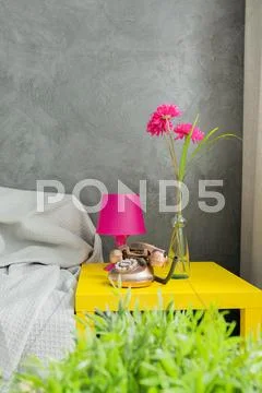 Modern flat in grey idea Stock Photos