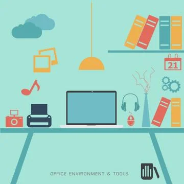 Modern flat icons vector collection Stock Illustration