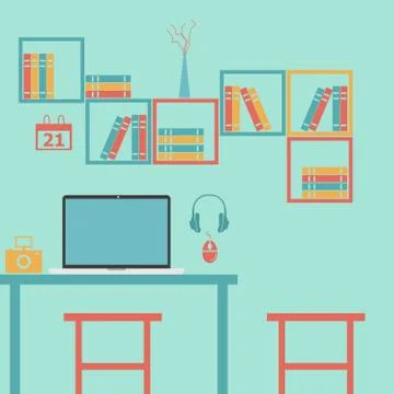 Modern flat icons vector collection Stock Illustration