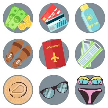 Modern flat icons vector collection Stock Illustration