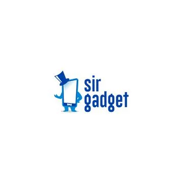 Modern flat simple design SIR GADGET logo design Stock Illustration