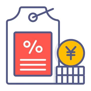 Modern flat sticker of waste sorting bins are easy to edit Stock Illustration