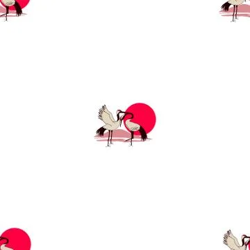 Modern flat template. Seamless pattern. Stock Illustration