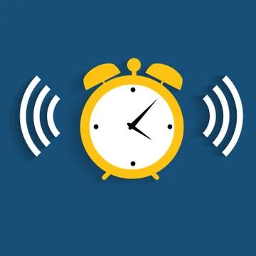 Modern Flat Time Management Vector Icon for Web Illustrazione stock