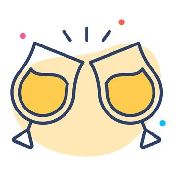 Modern flat vector representing a colorful tiny sunbird asset. Illustration