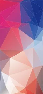 Modern Flat vertical Background of geometric shapes. Stock Illustration