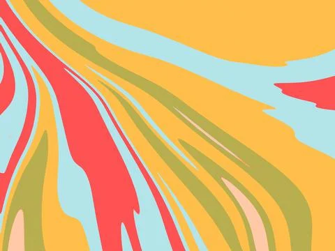 Modern Flow Abstract Background Fluid template. Stock Illustration