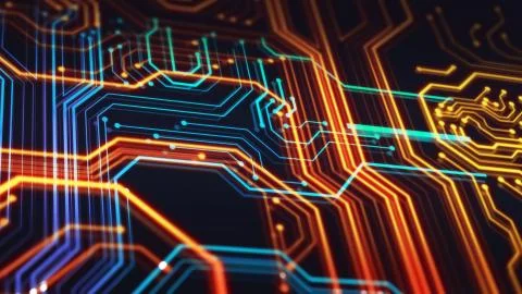 Modern flow background for your design project. Stock Illustration